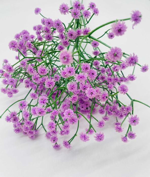Gipsówka Fioletowa 62CM Dekoracja Stroik Sztuczne Kwiaty