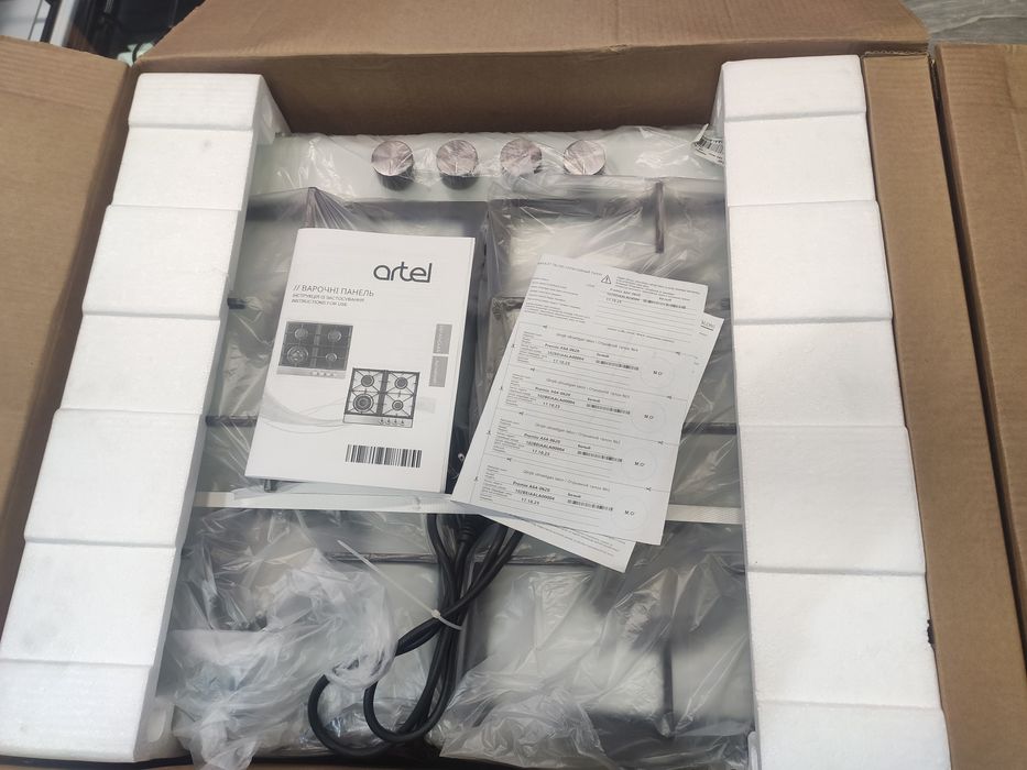 Распродажа!!!Варочная газовая поверхность ARTEL A64-0620WH