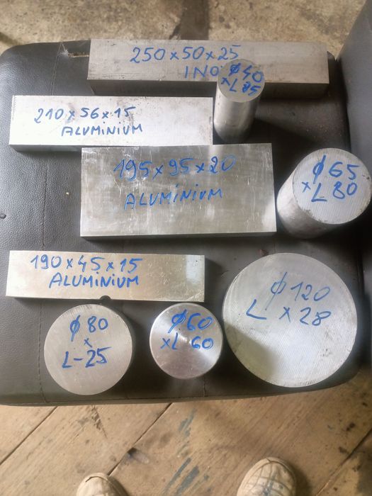 Pręt wałek płaskowniki aluminium INOX