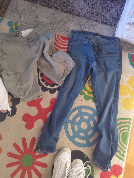 Spodnie Lee Wrangler buty 43