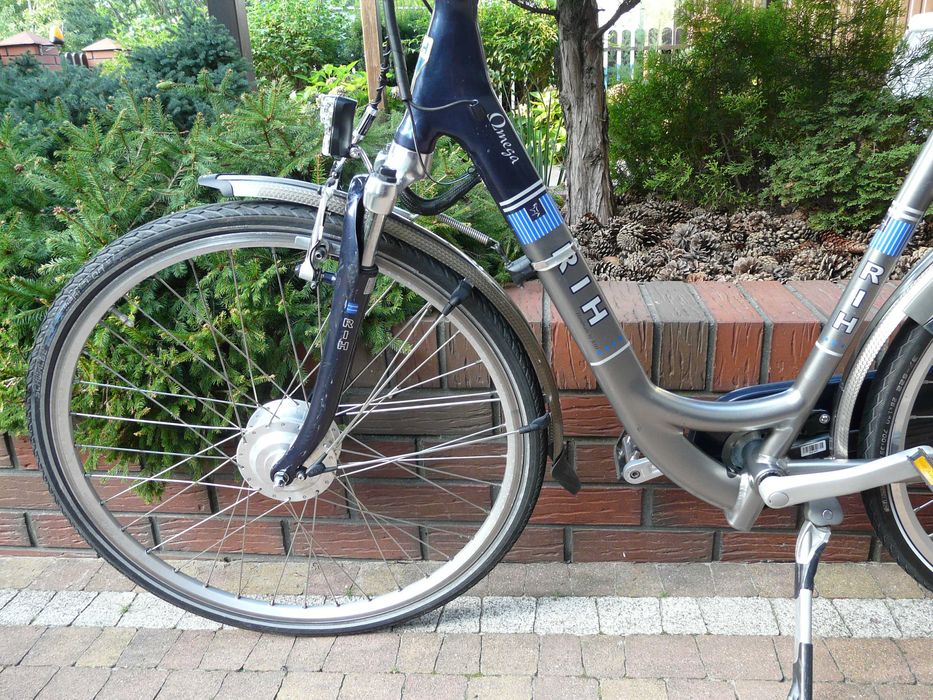 Rower elektryczny RIH  Omega 28"/48 holender,manetka,nożny