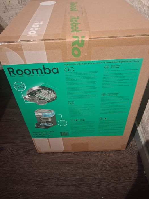 NOVO COM GARANTIA 4 ANOS - Aspirador Roomba 506 combo Plus + Autowash Dock