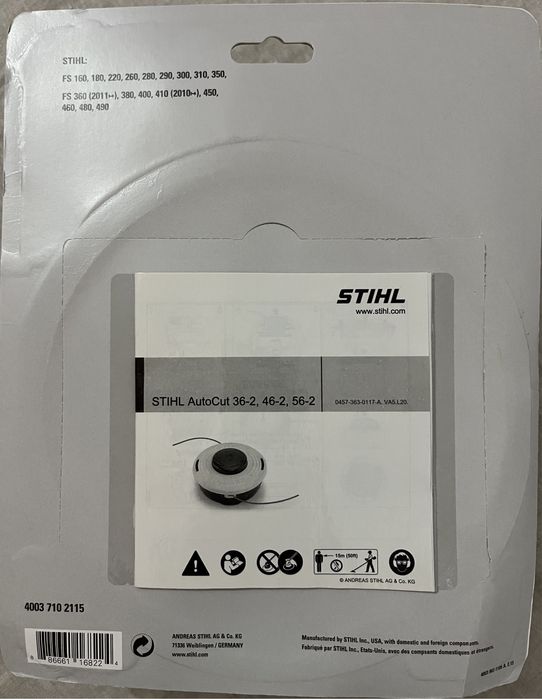 STIHL AUTOCUT 46-2, cabeçote de nylon