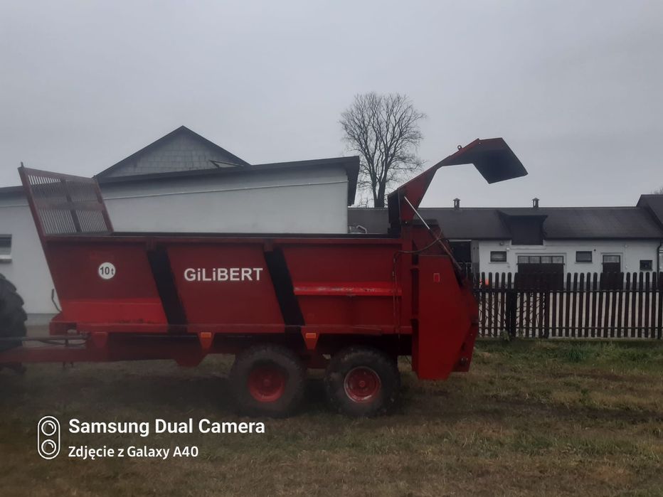 Rozrzutnik Gilbert 8Ton. Nowe opony , Podwójne borty