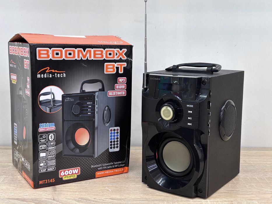 Boombox media-tech bt mt3145 głośnik bezprzewodowy bluetooth