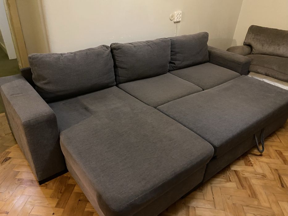 Sofá cama com chaise longue - Lourini