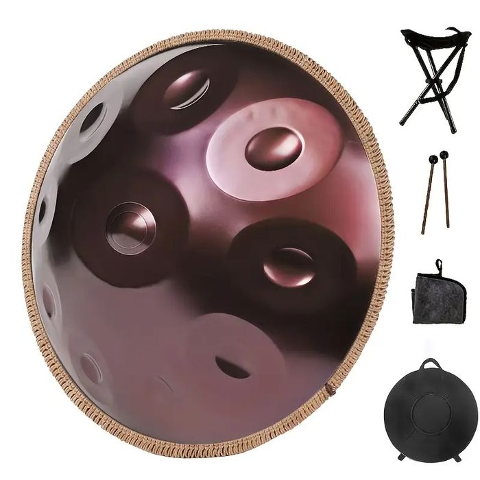 Фіолетовий хендпан (ханг) на 10 нот