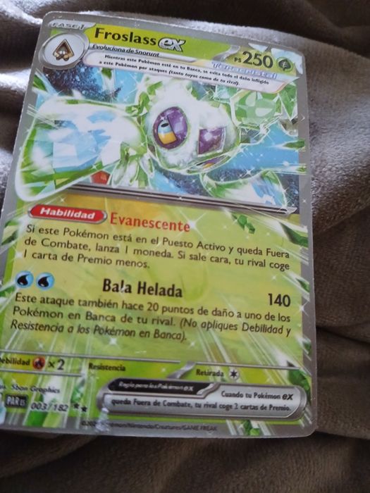 Selling 5 Pokémon cards for 10 euros