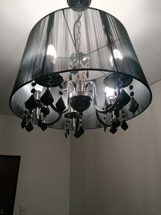 Lampa Glamour czarna