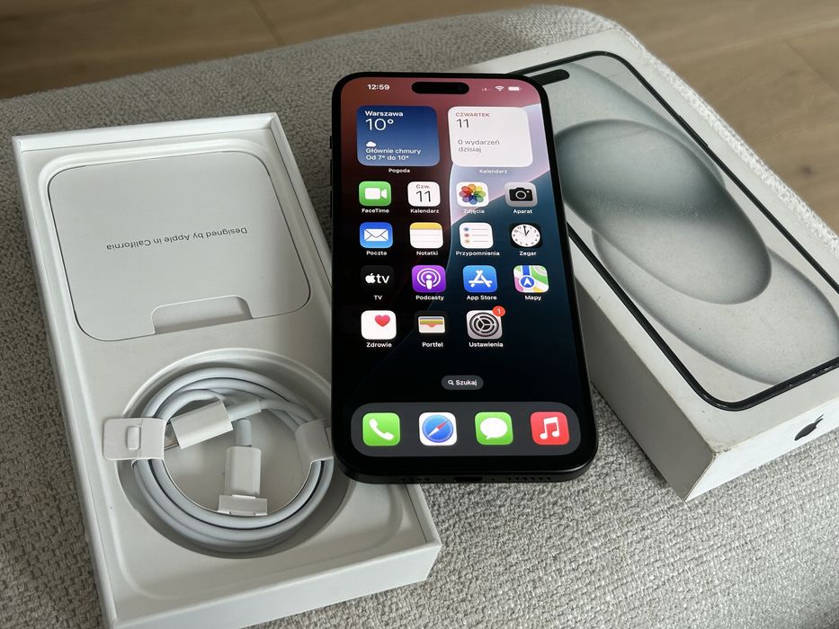 Smartfon APPLE iPhone 15 Plus 5G 128GB 6.7" A3094 bat.91%