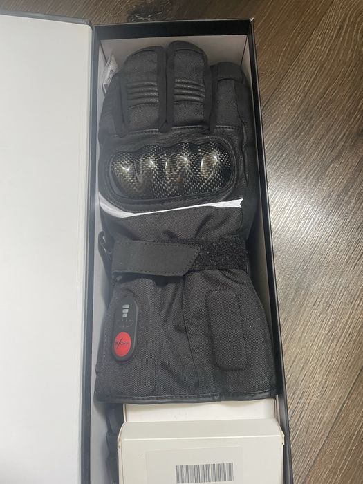 Рукавички з підігрівом 2E Rider Black, розмір M