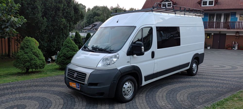 Fiat Ducato doka brygadówka  iveco brygadowy 7 osobowy osp euro 5 l2h1