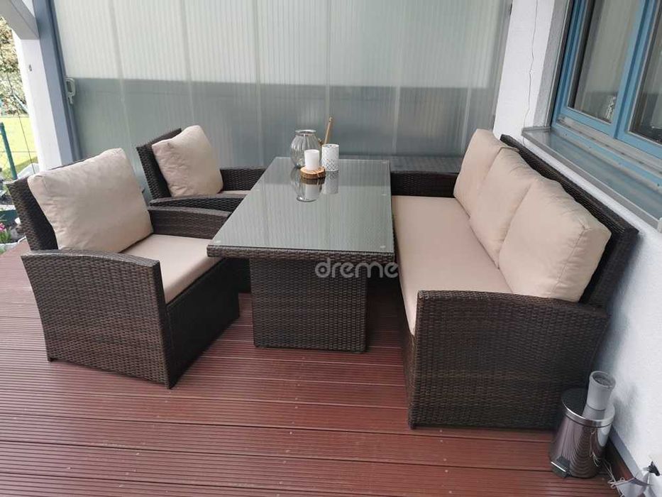 Poduchy materace poduszki ogrodowe siedziska na wymiar rattanowe meble