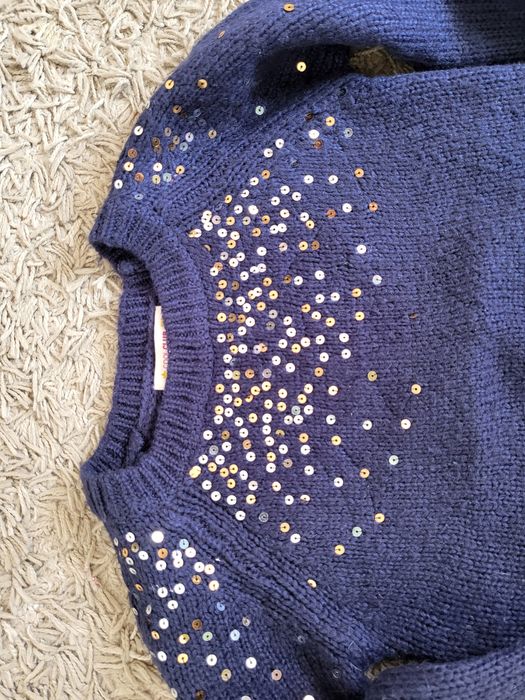 Granatowy sweterek Cool Club rozm. 122