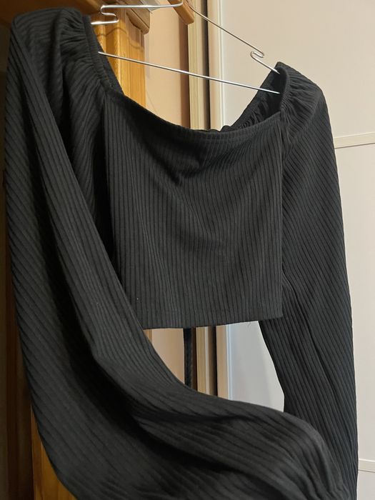 Блуза-топ в рубчик