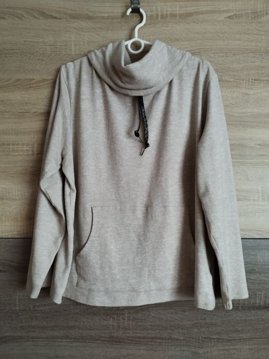 Bluza oversize z luźnym golfem L/XL