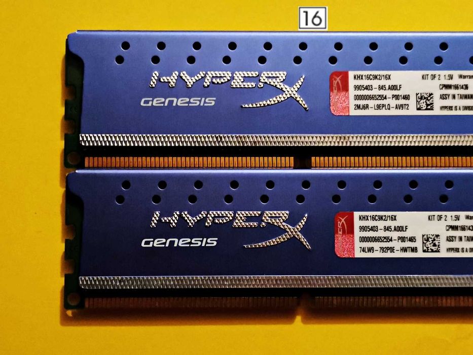 DDR3 16GB KingSton HyperX GeneSiS 12800 -Komputer