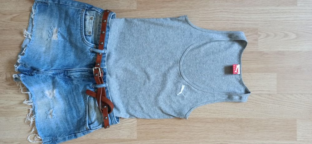 Spodenki jeansowe mom fit rozm 32 Xxs