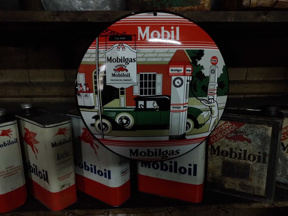 Placa/Chapa esmaltada  Mobil