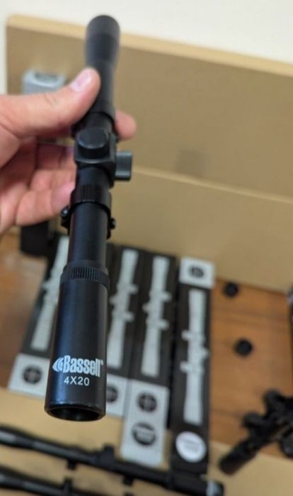 Оптичний приціл 4x20 BASSELL Оптика Ласточкин Хвіст Нові Пневматика