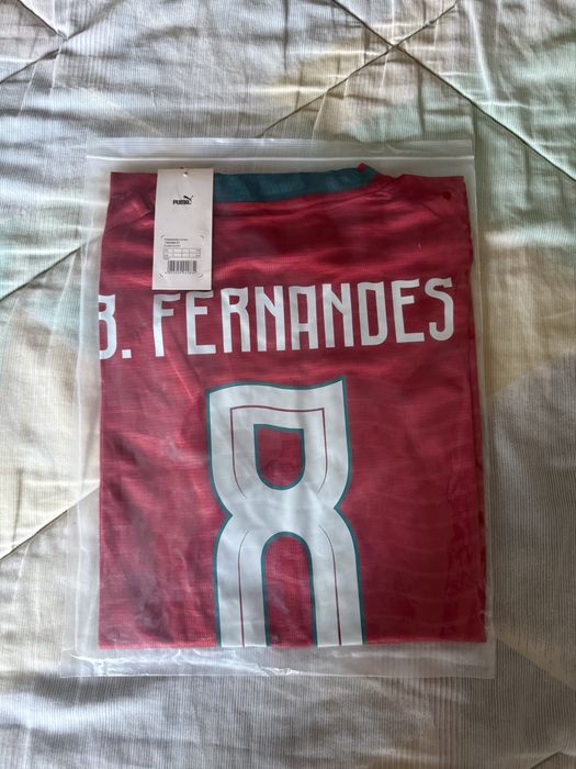 Camisola Portugal Bruno Fernandes 8 L
