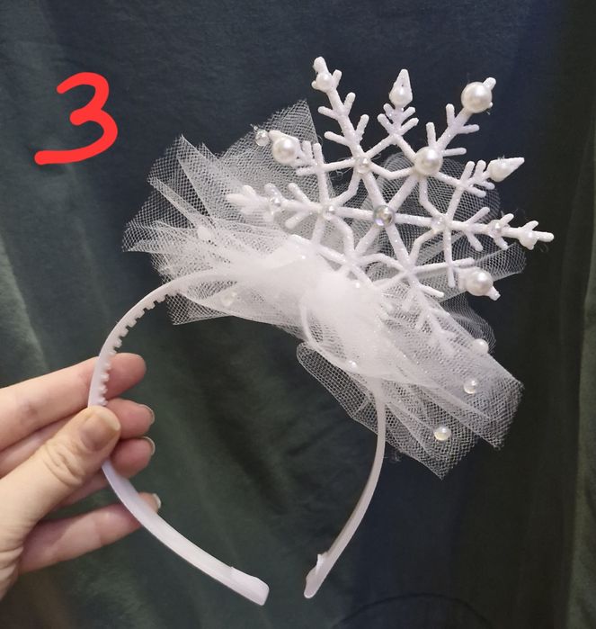 Обруч сніжинки.новорічне.зими