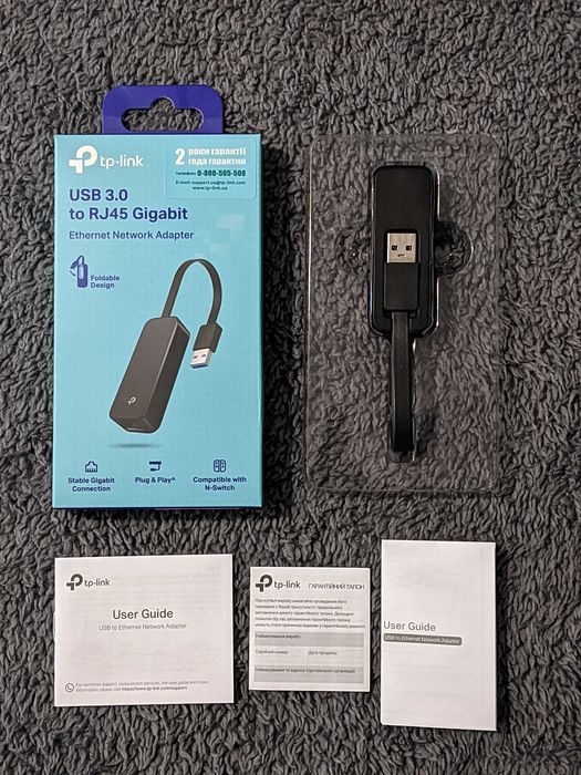 TP-LINK Мережевий адаптер UE306 USB 3.0 Gigabit Ethernet