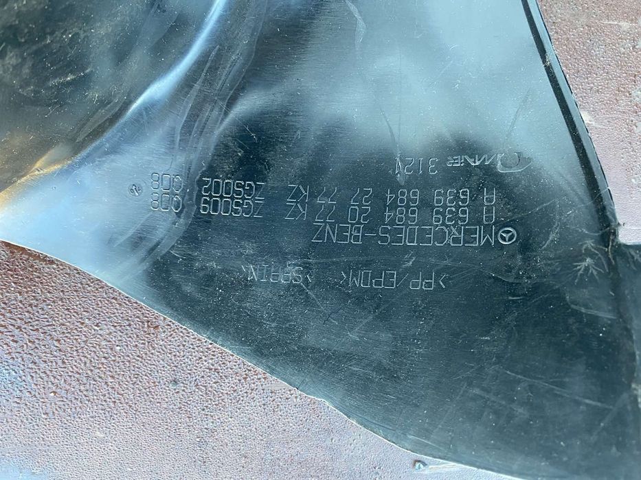 Підкрилок разборка бризговик віто бочина 639 молдинг 447 шрот дифузор