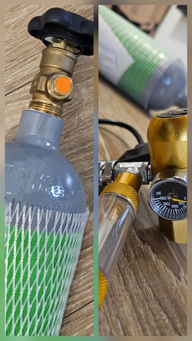 Zestaw CO2 do akwarium – Butla 2L + Reduktor z elektrozaworem