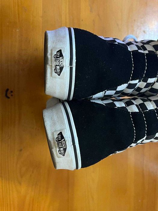 Vans Sk8-Hi Checkerboard Black White