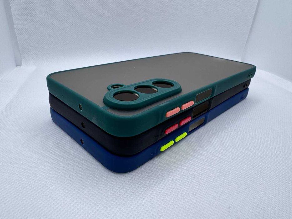 Противоударный чехол для Samsung A07 и A17 матовый бампер защита камер