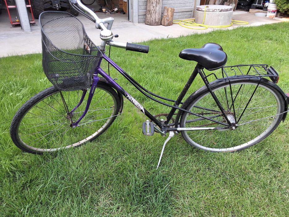 Retro rower PEGASUS z koszykiem