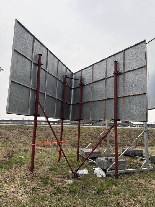 Sprzedam billboard tablica reklamowa 5 x 3 m cena za 2 szt. +demontaż