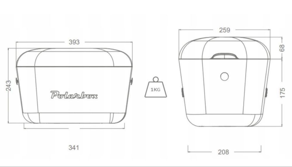 Туристичний холодильник Polarbox Classic 12L