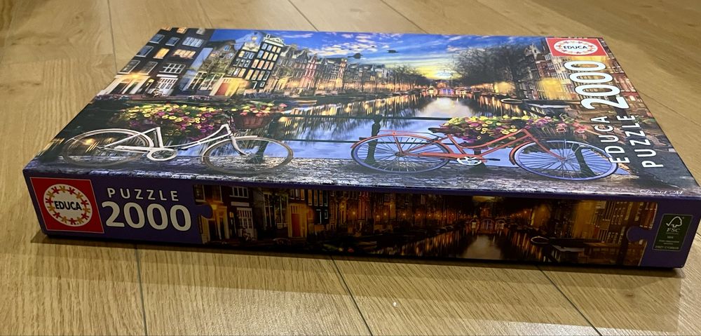 Puzzle EDUCA 2000 Peças – Amesterdão – Ótimo Estado