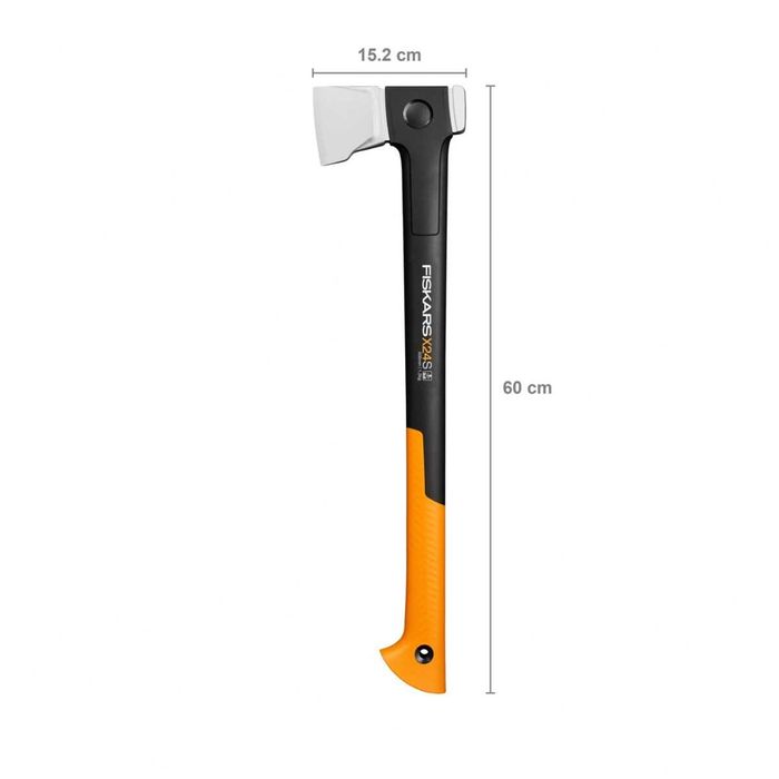 Siekiera Rozłupująca Fiskars X24 1069105 60 cm Do Drewna Polan FiberComp NOWA