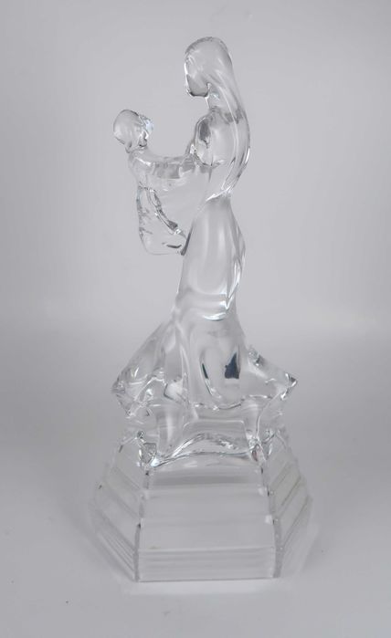 Escultura Art Deco em Cristal - maternidade