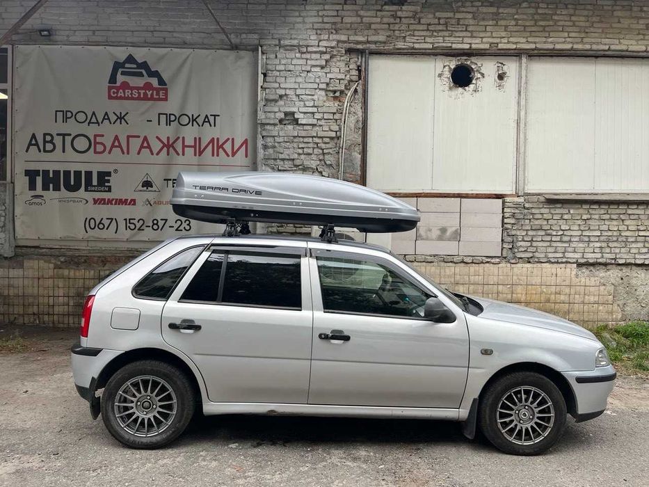 Багажник Terra Drive авто бокс Терра Драйв на дах кришу авто гарантія