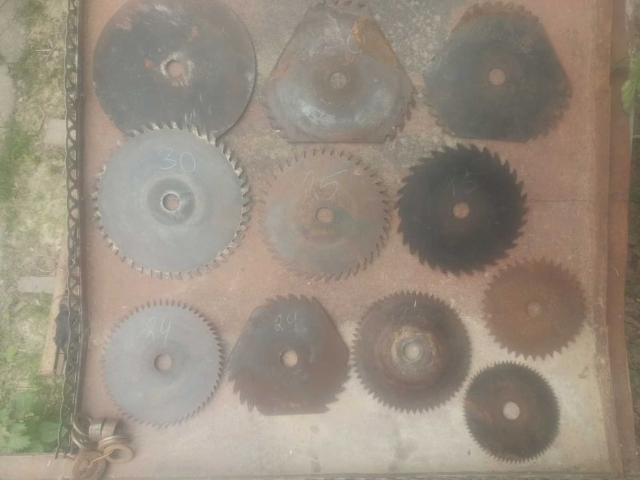 Диски для циркулярки по дереву та стругальні ножі і пили