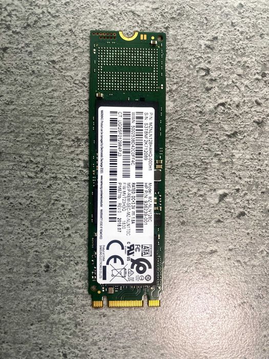 SSD Samsung PM871b (128Gb) M.2 SATA