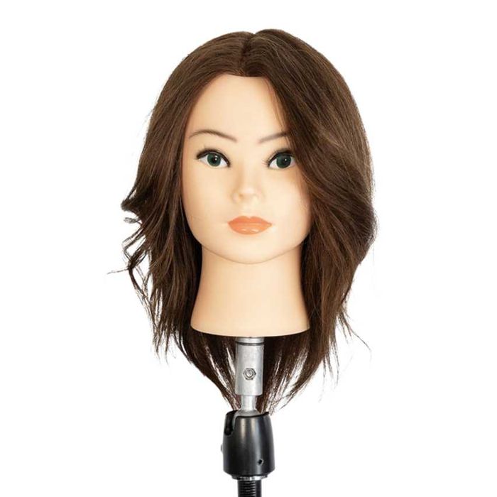 Cabeça de Manequim com 100% de Cabelo Natural (Novas e Profissionais)