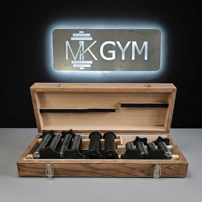 Gryfy do hantli skręcane do środka + skrzynka (zawiera 23% VAT)