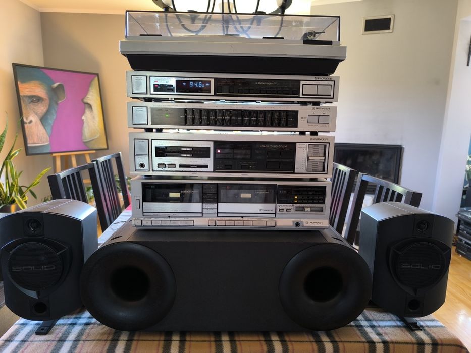 Pioneer zestaw audio z gramofonem