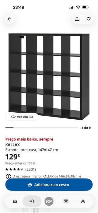 Estante Ikea 147x147