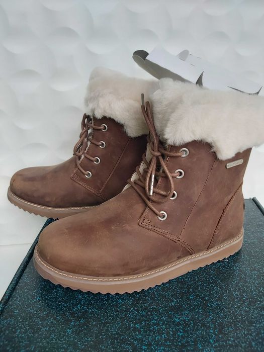NOWE botki kozaki Emu Australia shoreline 37 śniegowce skorzane