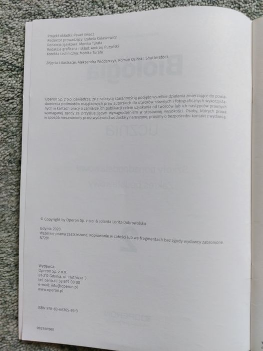 Karty pracy biologia 2 operon
