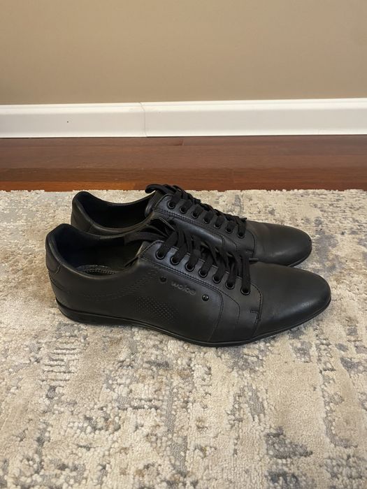 Czarne męskie półbuty sznurowane Wojas, w stylu Derby, rozmiar 42