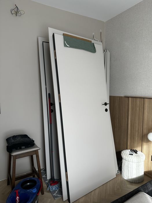 Drzwi FORTIA Exmoor 80 kaszmir – 3 szt. + ościeżnice Castorama
