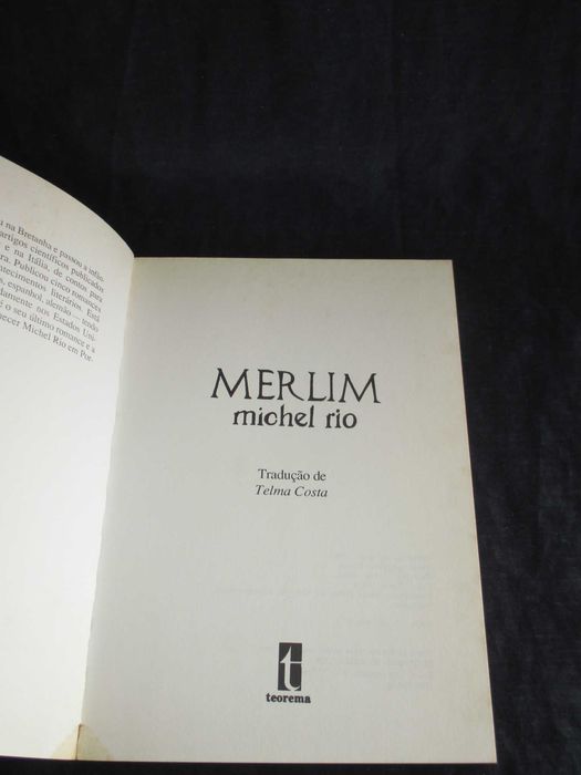 Livro Merlim Michel Rio