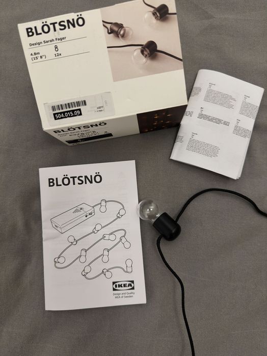 Girlanda led IKEA BLÖTSNÖ